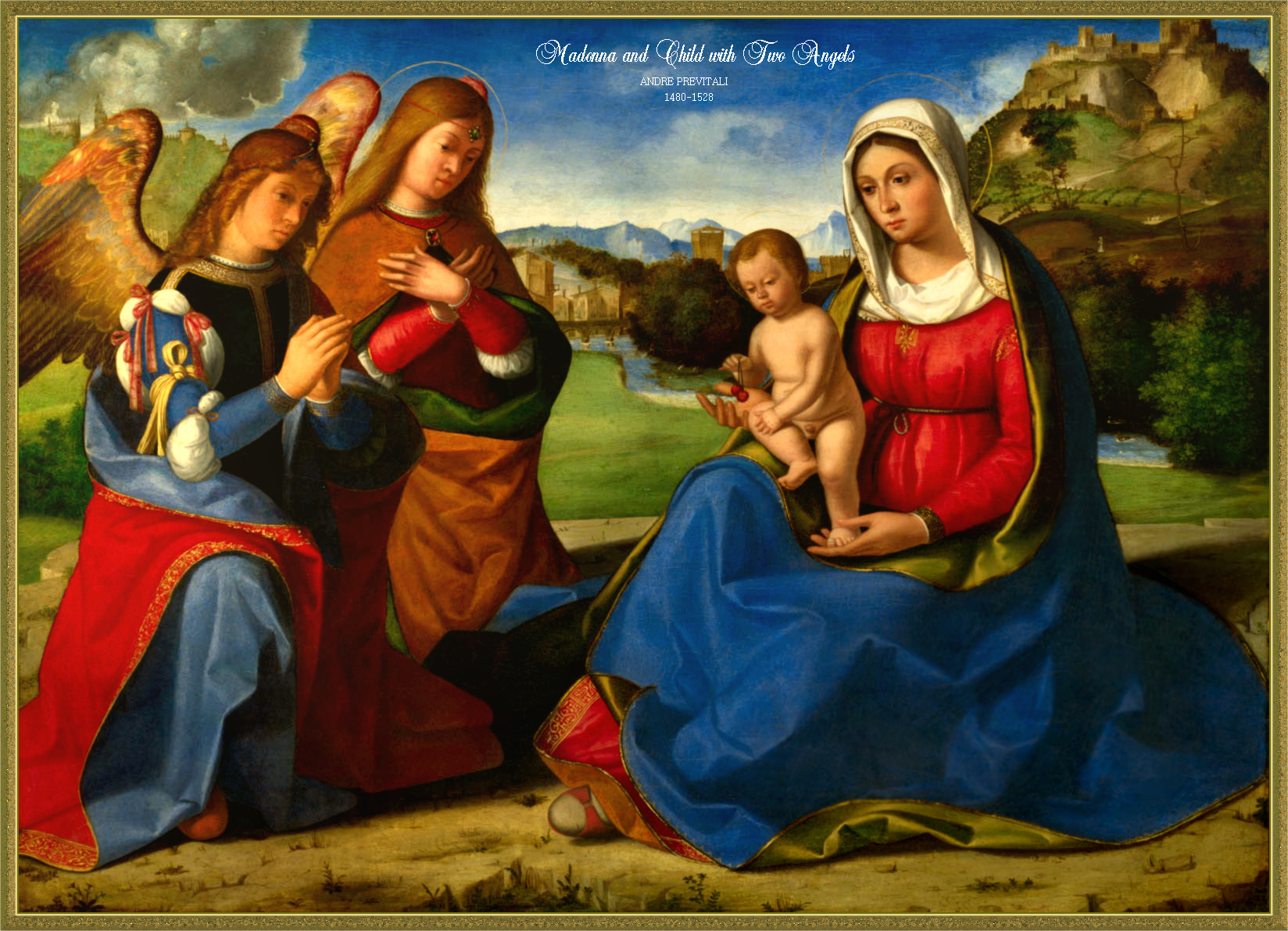 MADONNA AND CHILD WITH ANGELS