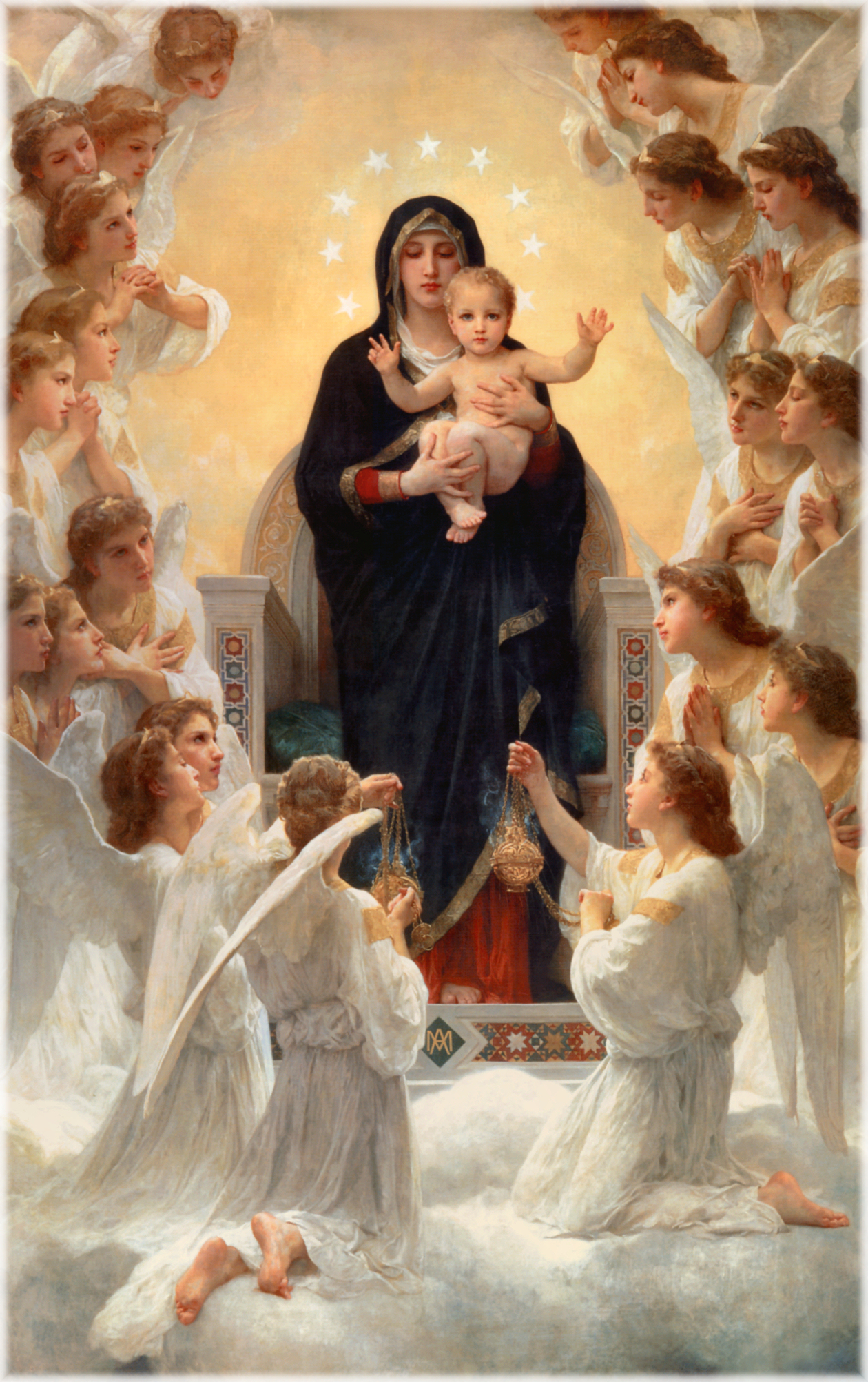VIRGIN WITH ANGELS