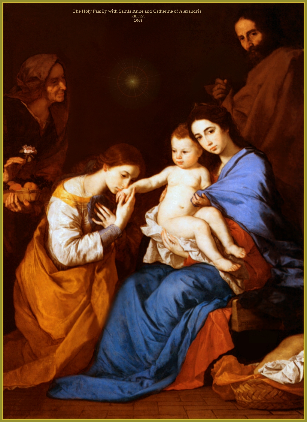 HOLY FAMILY WITH SAINTS ANNE AND CATHERINE