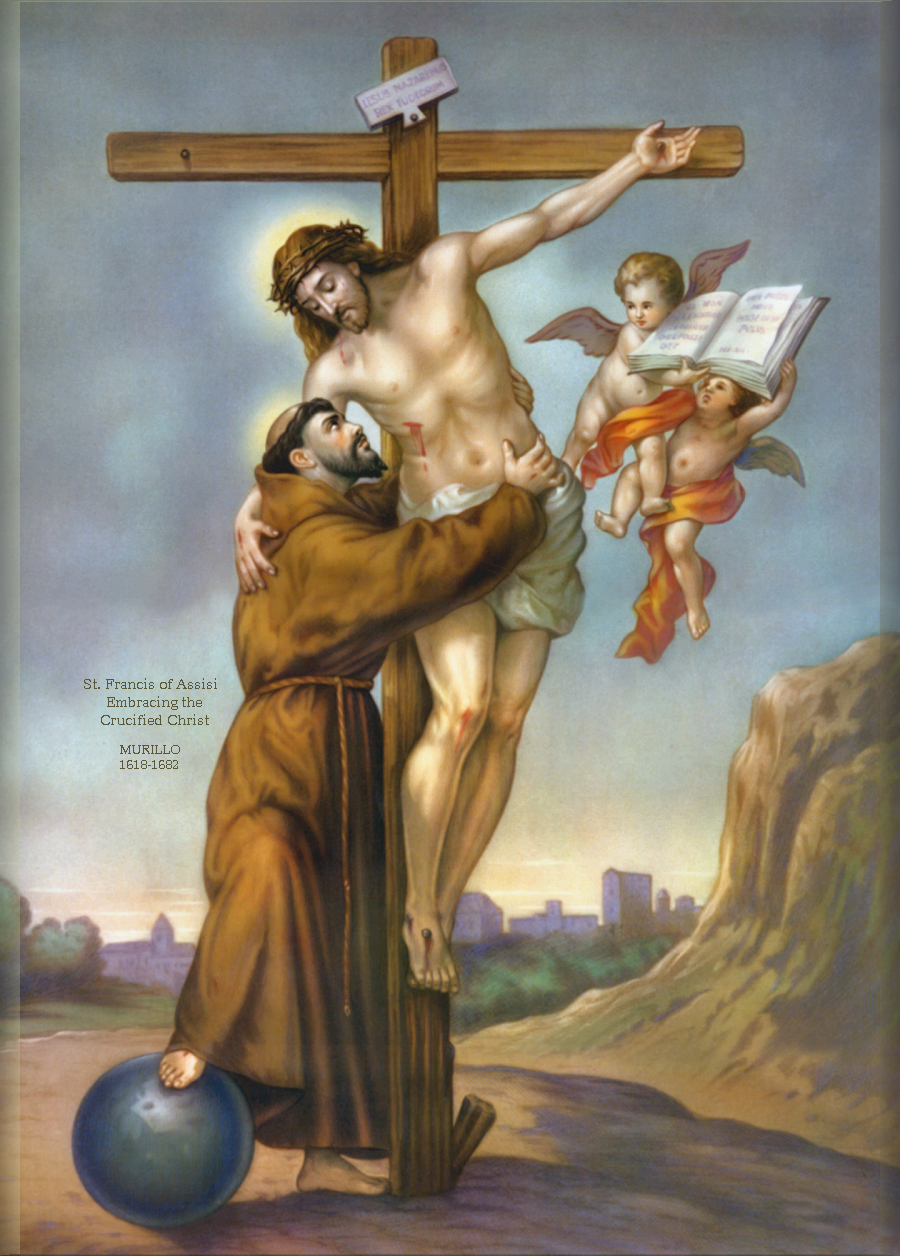 ST. FRANCIS WITH CHRIST