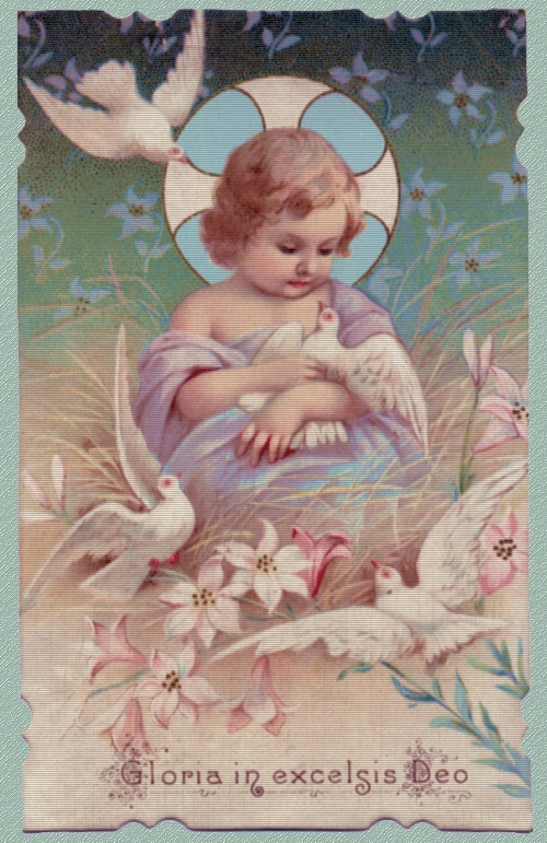 CHRIST CHILD HOLY CARD