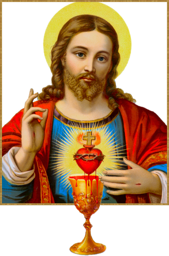 SACRED HEART WITHOUT THE FRAME