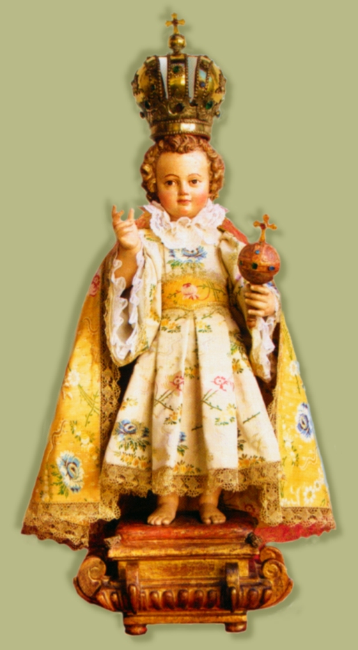 INFANT OF PRAGUE WITH PAGE CURLS