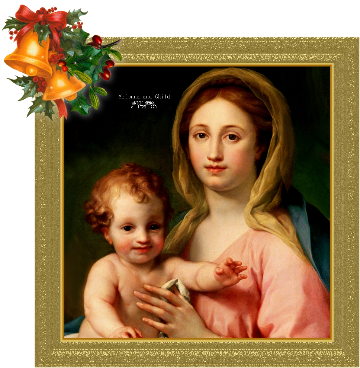 MADONNA IN GOLD FRAME