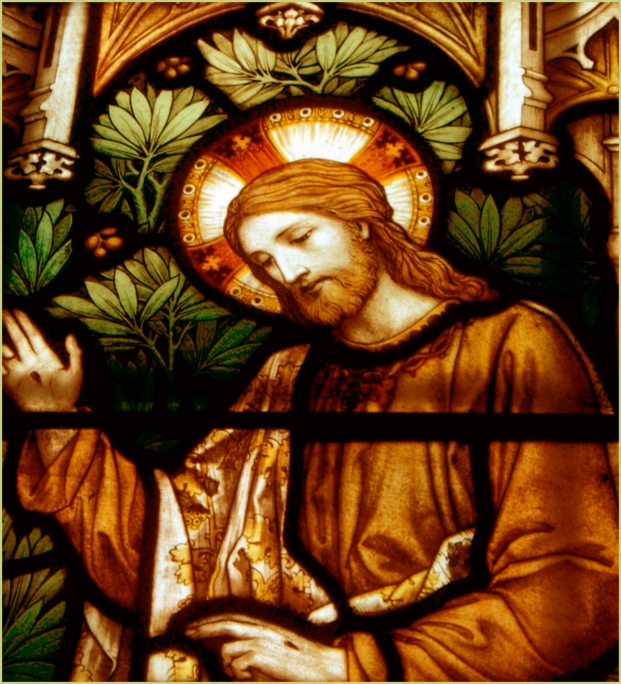 STAINED GLASS CHRIST