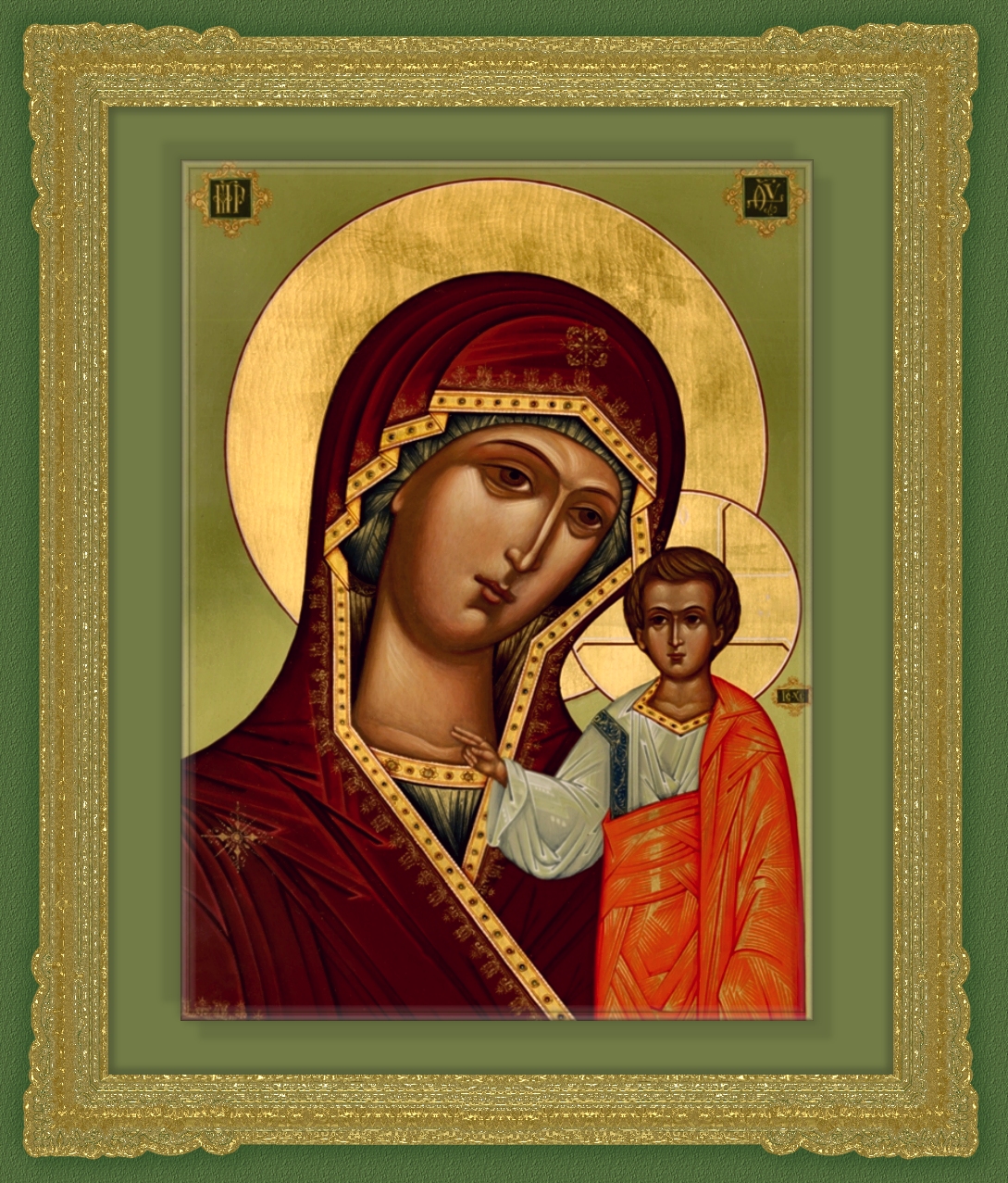 ICON 18 IN GOLD FRAME