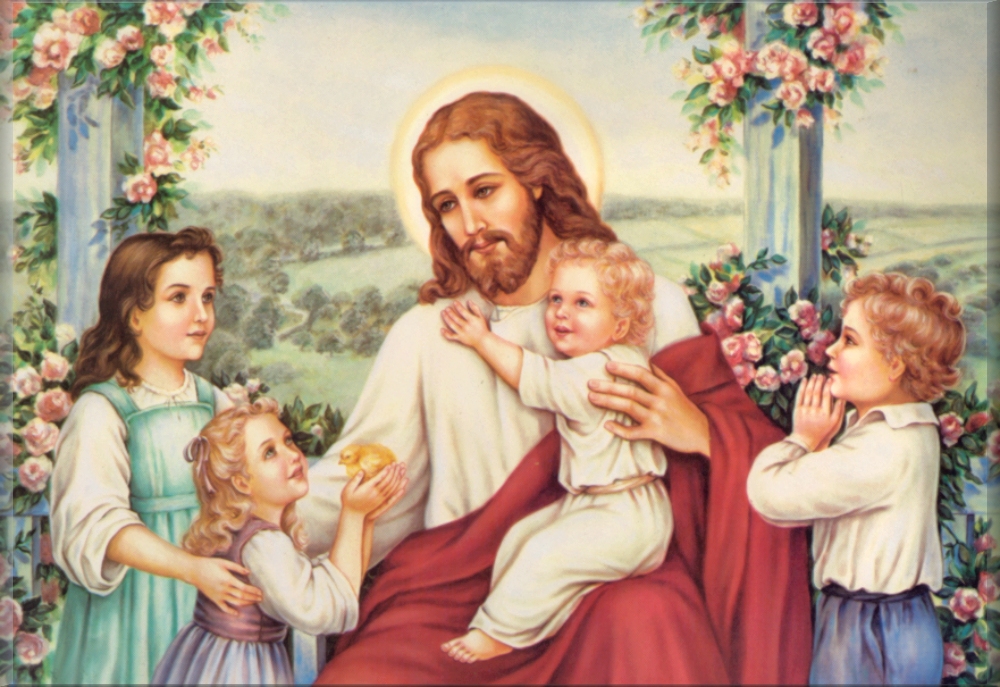 JESUS WITH CHILDREN 2