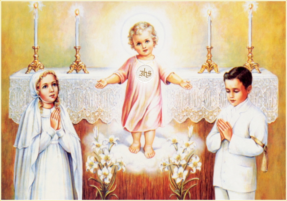 CHILD JESUS WITH COMMUNICANTS