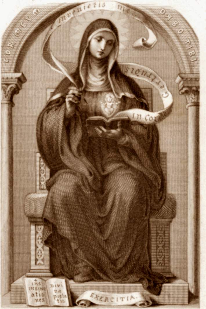 SEPIA HOLY CARD