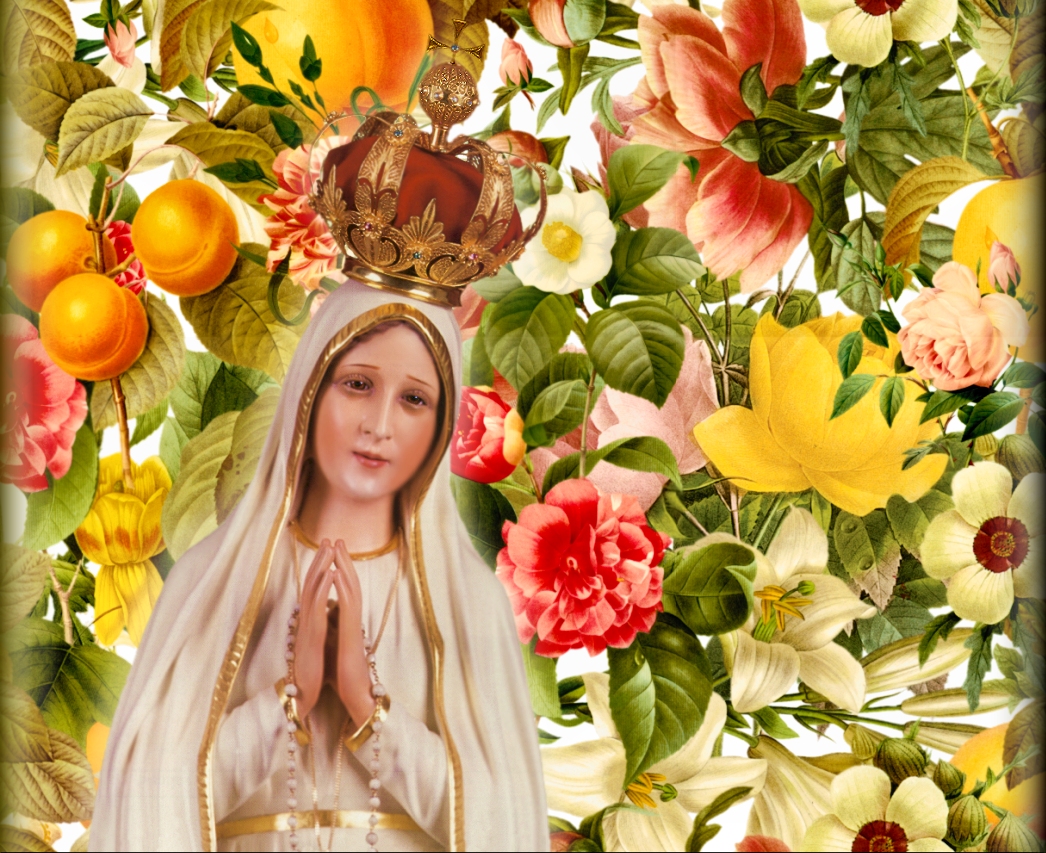 OUR LADY OF FATIMA WITH BEVELED EDGE