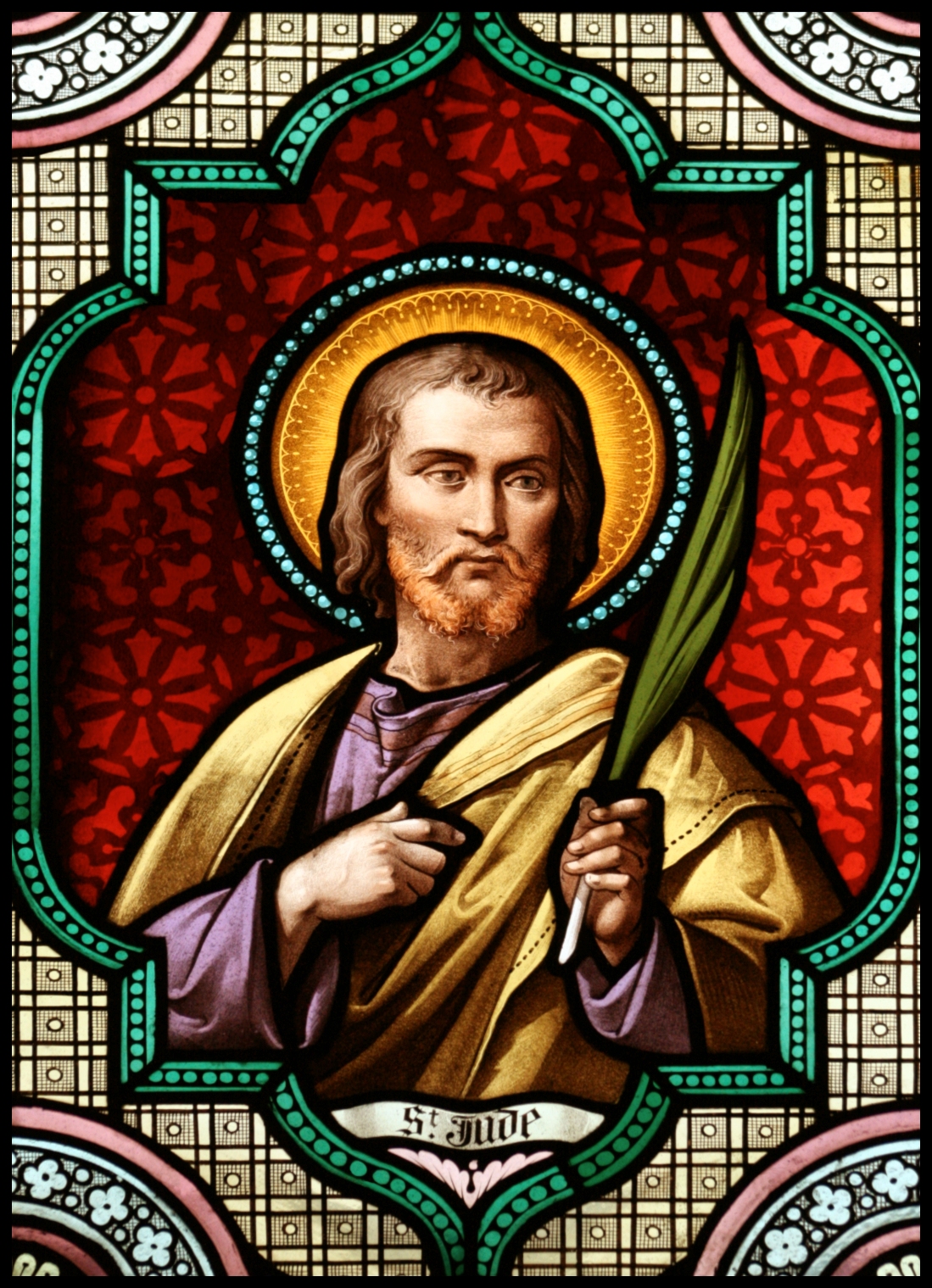 ST. JUDE IN STAINED GLASS