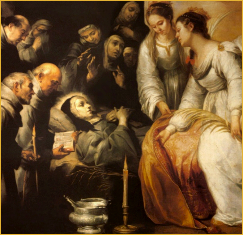 THE DEATH OF ST. CLARE