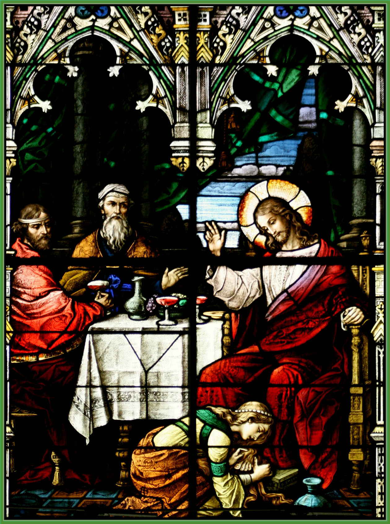 STAINED GLASS WINDOW