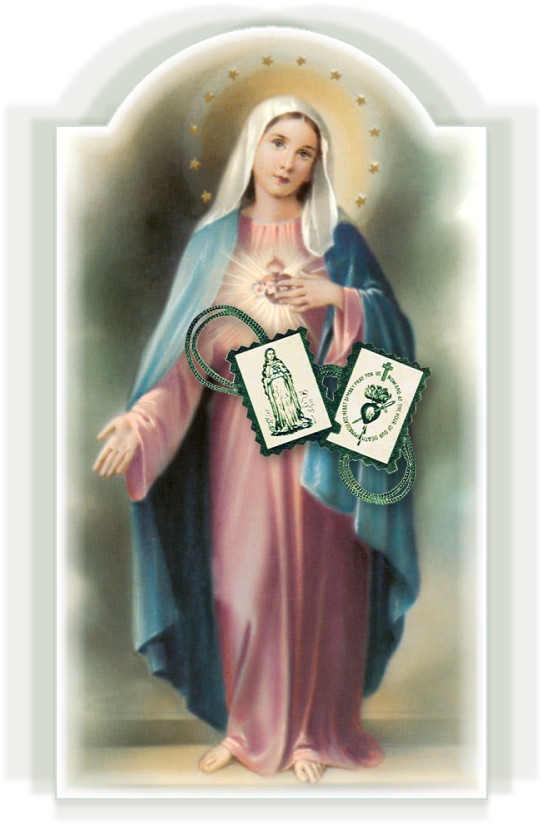 OUR LADY WITH THE GREEN SCAPULAR