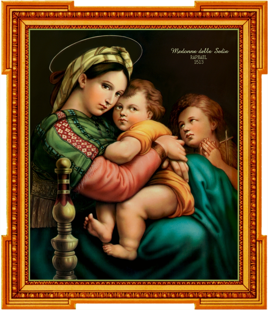 REPRODUCTION OF THE MADONNA OF THE CHAIR