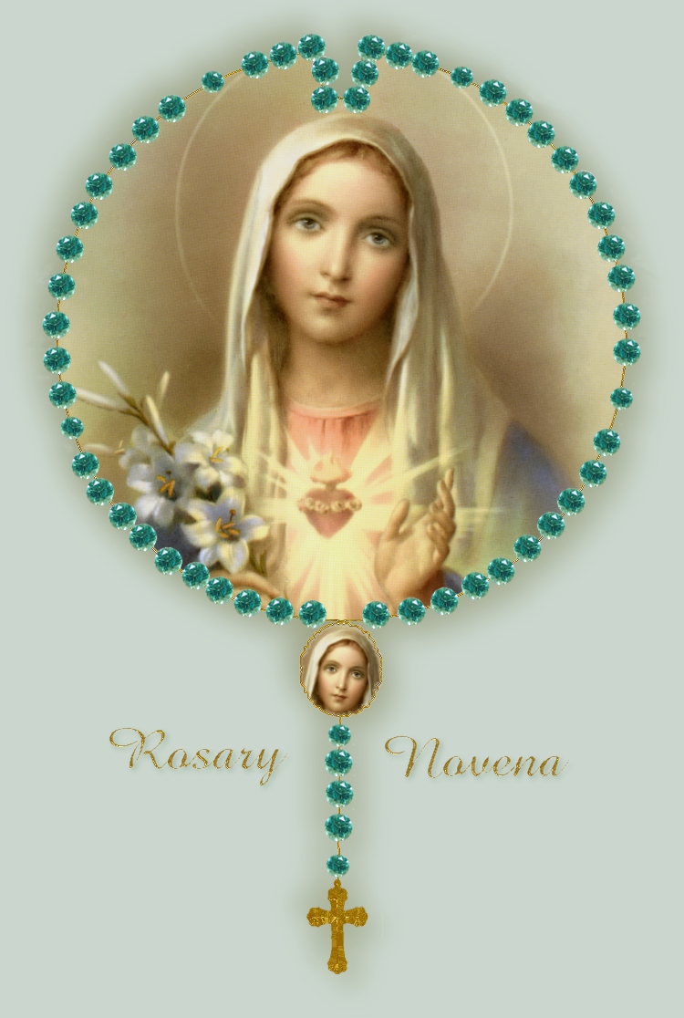 IMMACULATA IN BEAD FRAME