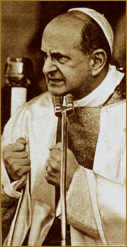 POPE PAUL VI SEPIA