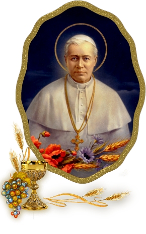 POPE PIUS X HOLY CARD
