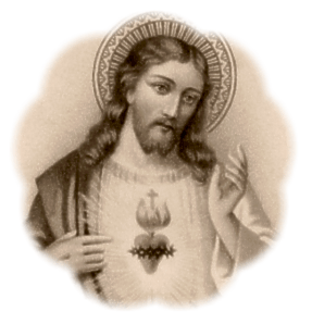SACRED HEART SEPIA