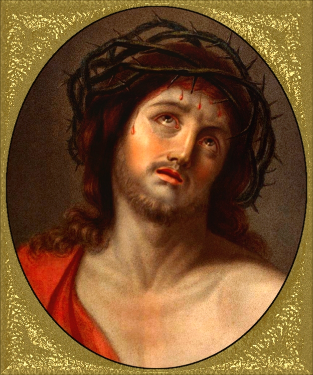 CROWN OF THORNS IN GOLD FRAME