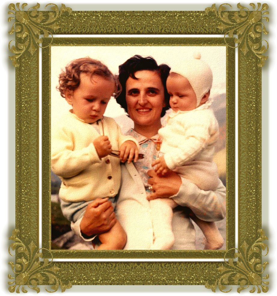 ST. GIANNA WITH CHILDREN IN FRAME