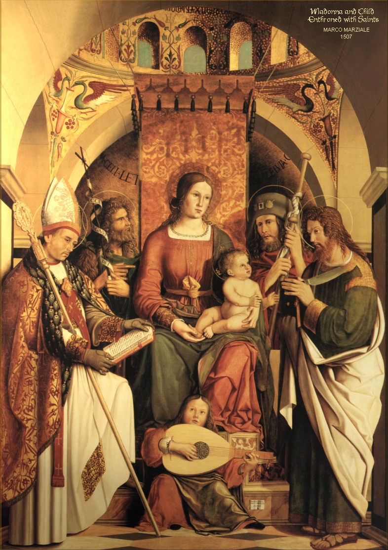 MADONNA AND CHILD WITH SAINTS