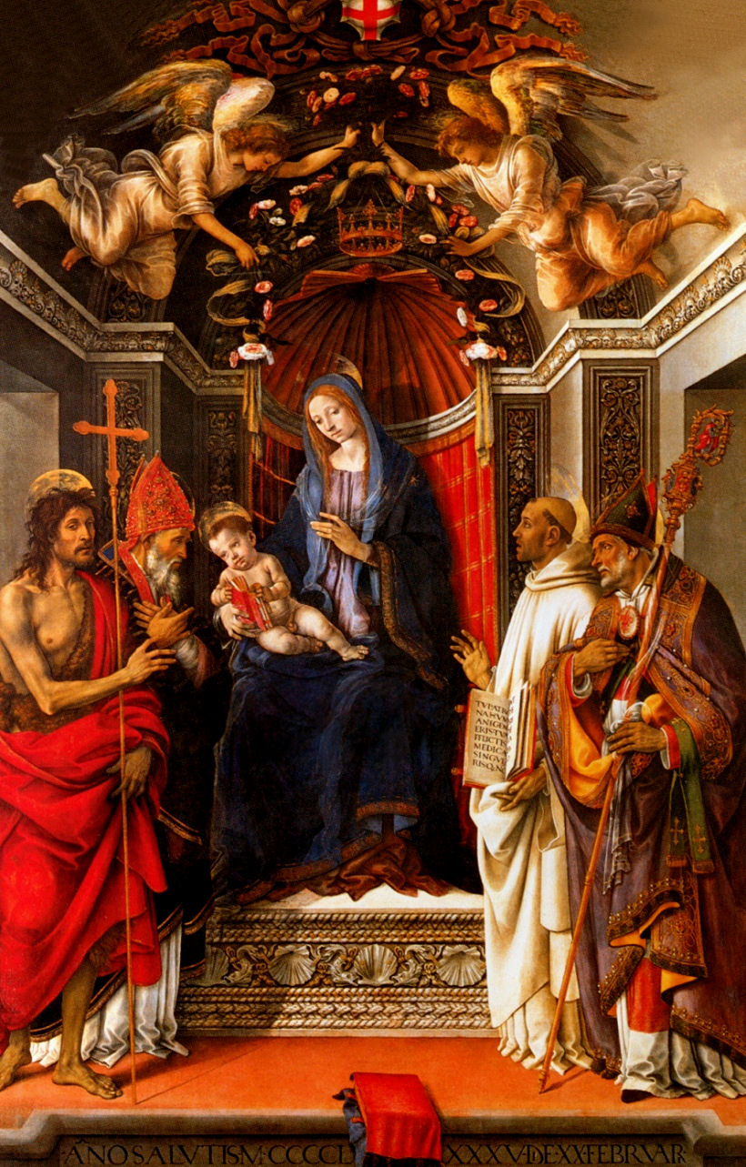 MADONNA AND CHILD WITH SAINTS
