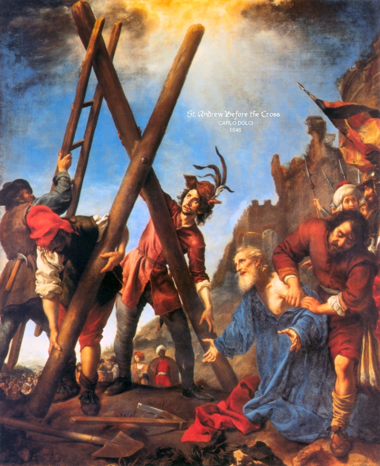 ST. ANDREW BEFORE THE CROSS
