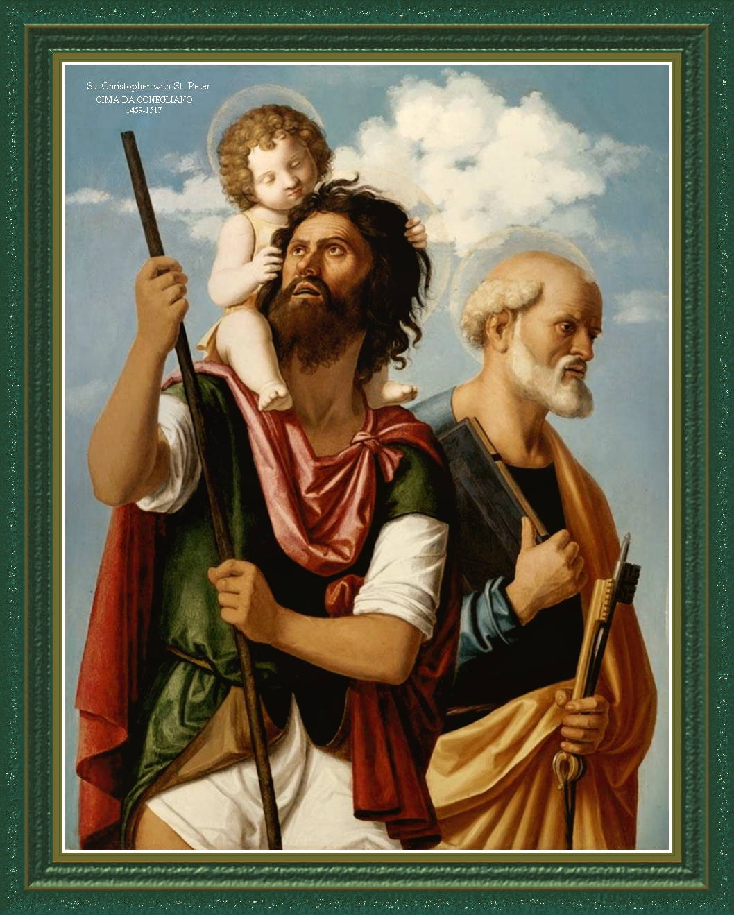 ST. CHRISTOPHER WITH ST. PETER