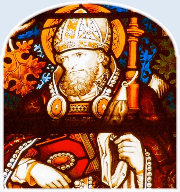 STAIN GLASS ST. CYPRIAN