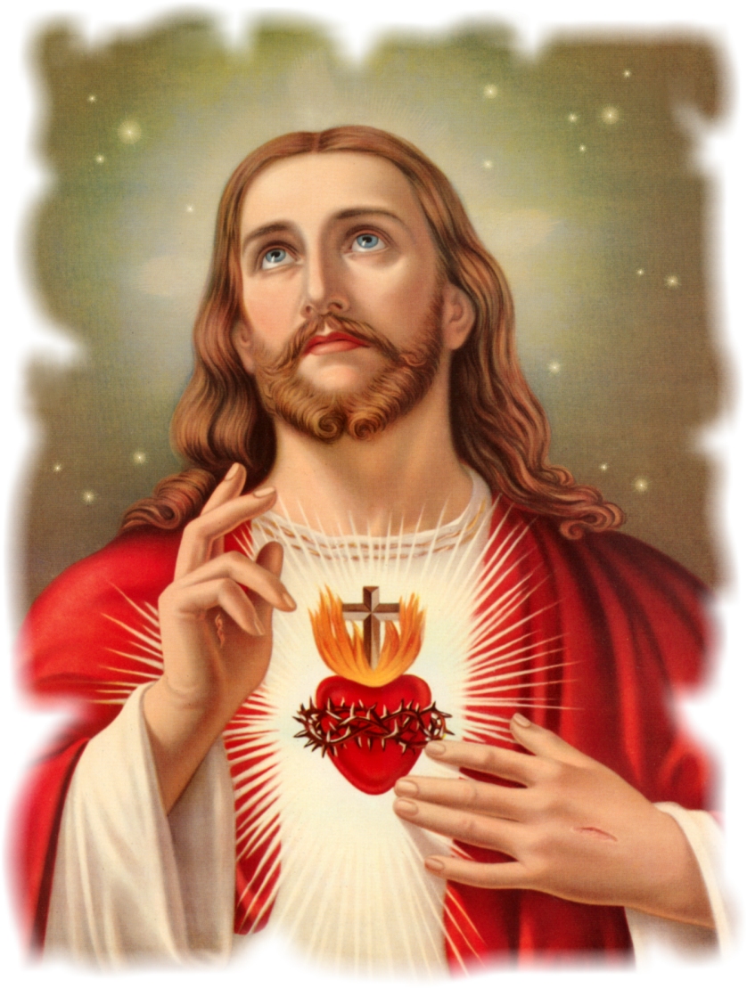 The Saints on the Sacred Heart of Jesus